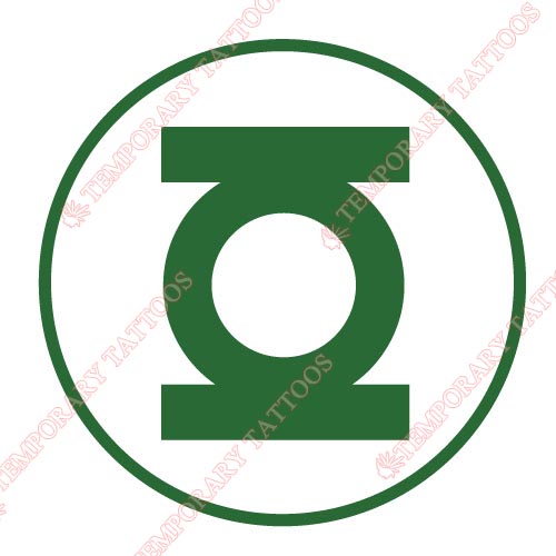 Green Lantern Customize Temporary Tattoos Stickers NO.127